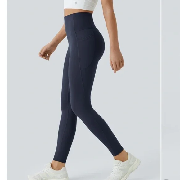 48. Halara SoCinched 7/8 Legging in Mood Indigo - Picture 2 of 3